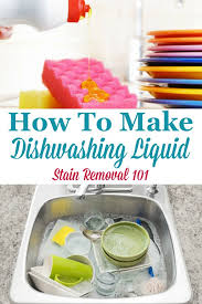 how to make dishwashing liquid recipes