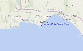 Pleasure Point Sewer Peak Surf Forecast And Surf Reports