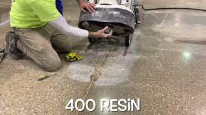 how to polished concrete patch process