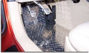 diamond plate floor mats for c6