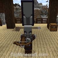 how to make an illager banner in minecraft