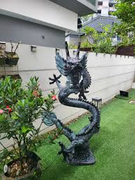 life sized dragon sculpture statue