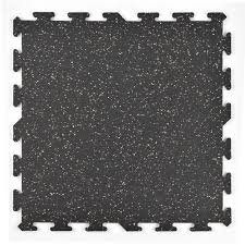 tan brown interlocking rubber tile