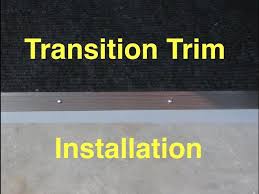 carpet transition trim installation