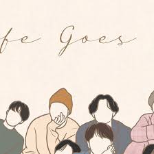 bts life goes on poster bts wall art