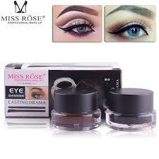 miss rose gel eyeliner black and