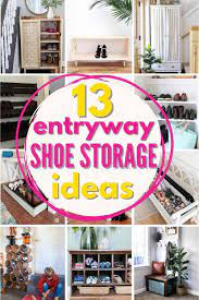 13 clever entryway shoe storage ideas