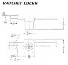 Display Case Lock Ratchet Showcase