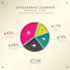 Abstract Pie Chart Infographics Stock Vector Kchungtw