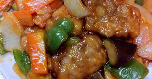 non fried healthy sweet and sour pork