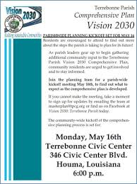 Terrebonne Parish Comprehensive Plan Update Vision 2030