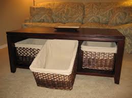Coffee Tables With Basket Storage