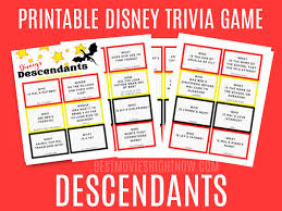 It's actually very easy if you've seen every movie (but you probably haven't). Disney Trivia Descendants Best Movies Right Now