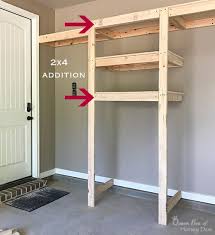 How To Enclose Storage Shelves Queen