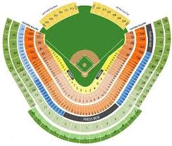 Dodger Stadium Seating Dodger Stadium Seating Chart With