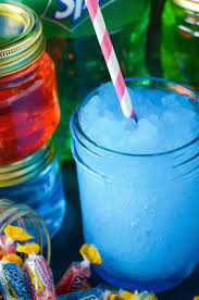 boozy jolly rancher drink with