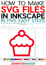 how to make an svg file in inkscape in