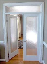Etched Glass French Doors