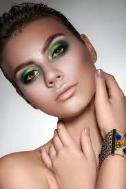 beautiful makeup stock photos royalty