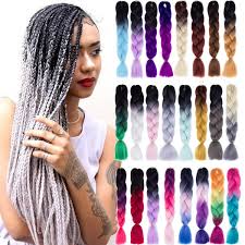 2019 Silky Strands Ombre Color Kanekalon Jumbo Synthetic Braiding Hair Crochet Blonde Hair Extensions Jumbo Braids Hairstyles From Alicezhangjj