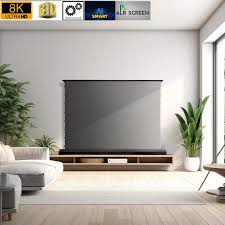 electric gray 92 inch alr projector