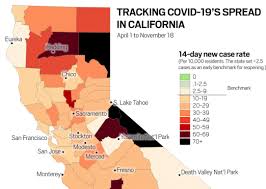 Visualize trends and impacts of coronavirus cases, deaths, and hospitalizations over time for the los angeles county and santa clarita valley. California Curfew Watch How Covid 19 Spread Through Counties
