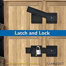 Lumiadot Flip Gate Latch Lock With