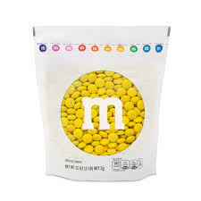 Amazon.com : M&M'S Yellow Milk Chocolate Candy, 2lbs of M&M'S in Resealable  Pack for Candy Bars, Easter, Graduations, Birthdays, Dessert Tables & DIY  Party Favors : Grocery & Gourmet Food