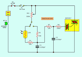 Dimmer Circuit Using Scr Triac Eleccircuit Com Circuit