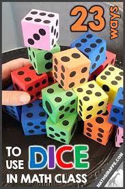 These math dice games are quick and easy, but way more fun than a worksheet! 23 Ways To Use Dice In Math Class