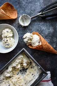 Pour in the egg mixture and beat together. Chocolate Chip Cookie Dough Ice Cream Stress Baking