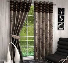 beige living room curtain