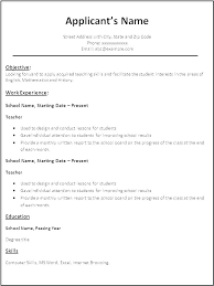 Professional Resumes Format Online Resume Template Simple Online