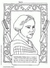 Shop our unique styles and help us inspire today's kids to become tomorrow's leaders and problem solvers! Madam Cj Walker Coloring Page Coloring Home