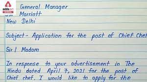 job application cl 12 format