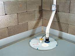 baseboard basement drain pipe system in
