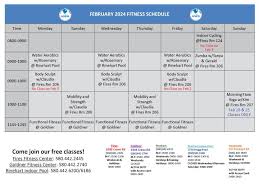 monthly fitness calendar ft sill