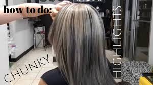 As they say, ombre is here to stay! if only i had some long, thick hair, i would rush into the parlor to get this boho blonde highlighted look. How To Do Chunky Highlights Youtube