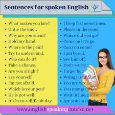 100 daily speaking english sentences