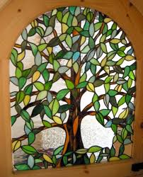 Featured Tree Panel Stained Glass