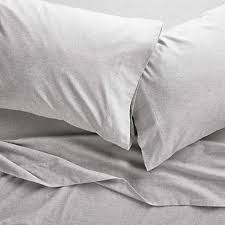 Grey Flannel King Bed Sheet Set