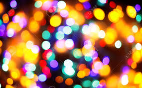 Color Light Blurred Background Unfocused Christmas Or Other
