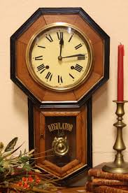 Victorian Antique Regulator Wall Clock