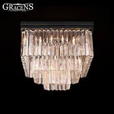 Square Crystal Chandeliers Lightings Authentic Crystal Lamp Fixture Hanging Light Ceiling Chandeliers Lamp Crystal Chandelier Lighting Crystal Lamp Chandelier