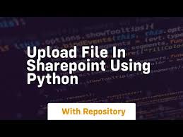upload file in sharepoint using python