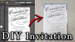How To Create An Invitation In Illustrator From Start To Finish