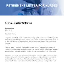 free retirement letter templates