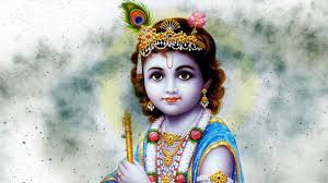 blue hindu krishna child wallpaper