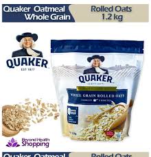 quaker whole grain rolled oats 1 2kg