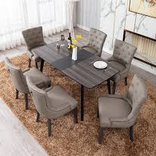 montes upholstered dining chair set of